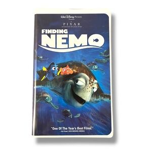 ηεω Finding Nemo ~ Disney's Pixar Vintage Kids Animated VHS Tape Movie ~ Perfect